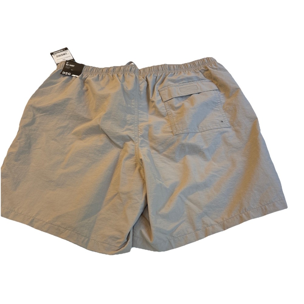 DSG Mens 6" Rec‎ Short Khaki Size Medium Water Repellent Relaxed Fit Lightweight - Picture 5 of 5